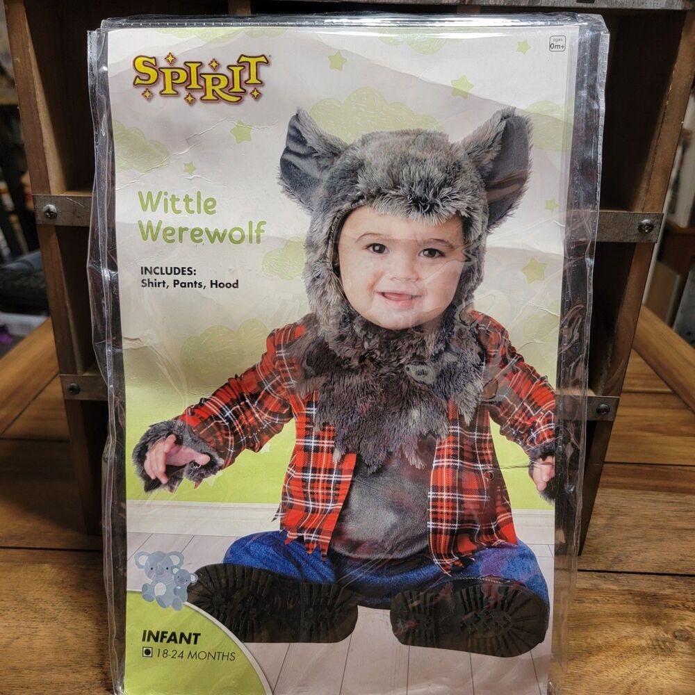 Spirit Halloween "Wittle Werewolf" Infant Costume - Size 18-24 Months